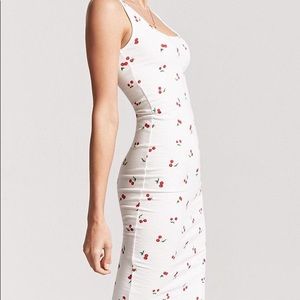 white cherry dress forever 21